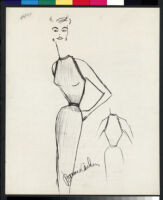 Cashin's illustrations of knit ensembles designed for Guttman Brothers. f07-28