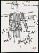 Cashin's illustrations of ready-to-wear designs for Russell Taylor. b058_f08-04