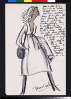 Cashin's essay and fashion design illustrations featuring black models