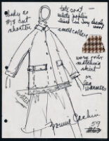 Cashin's illustrations of ready-to-wear designs for Russell Taylor, Fall 1978 collection. f04-36