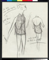 Cashin's illustrations of swimwear and active wear designs. b069_f01-04