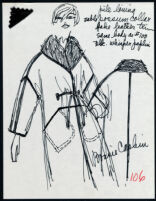 Cashin's illustrations of ready-to-wear designs for Russell Taylor, Fall 1983 collection. f04-11