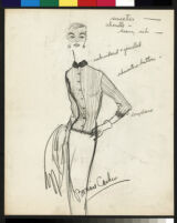 Cashin's illustrations of knit ensembles designed for Guttman Brothers. f01-02