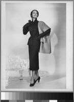 Black and white photographs of Cashin's ready-to-wear designs for Adler and Adler