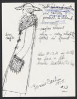 Cashin's illustrations of fur coat designs for R.R.G. f02-20