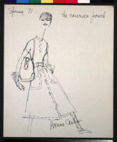 Cashin's illustrations of handbag designs for Coach