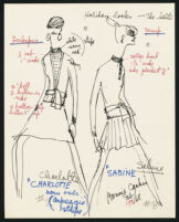 Cashin's illustrations of knitwear designs. b183_f12-04