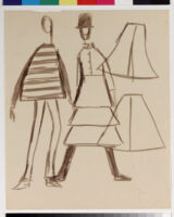 Cashin's rough illustrations of ready-to-wear designs for Sills and Co