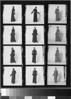 Contact sheets of Cashin's ready-to-wear designs for Sills and Co. Folder 2 of 2