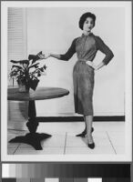 Black and white photographs of Cashin's ready-to-wear designs for Sills and Co