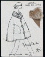 Cashin's illustrations of ready-to-wear designs for Russell Taylor, Fall 1981 collection. b050_f02-16