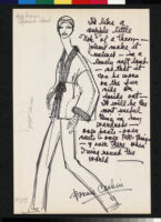 Cashin's illustrations of fur coat designs for R.R.G