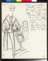 Cashin's illustrations of rainwear designs for Sills and Co. f01-21