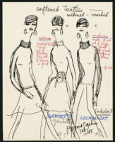 Cashin's illustrations of knitwear designs. b183_f12-02