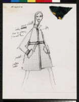 Cashin's ready-to-wear design illustrations for Sills and Co., 2 labeled for "Vogue."