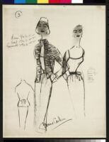 Cashin's illustrations of knit ensembles designed for Guttman Brothers. f02-06