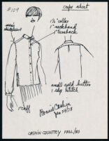 Cashin's illustrations of ready-to-wear designs for Russell Taylor, Fall 1980 collection. b056_f03-08