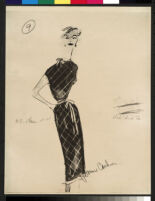 Cashin's illustrations of knit ensembles designed for Guttman Brothers. f02-17