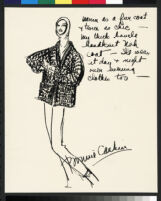 Cashin's illustrations of sweater designs for The Knittery