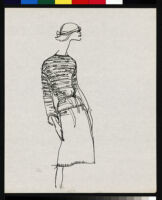 Cashin's ready-to-wear design illustrations for Russell Taylor, Cashin Country Knits division