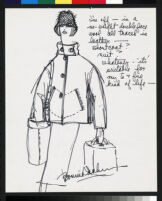 Cashin's ready-to-wear design illustrations for Russell Taylor, Cashin Country Knits division