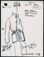 Cashin's illustrations of ready-to-wear designs for Russell Taylor, Spring 1980 collection. b055_f06-05