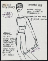 Cashin's illustrations of knitwear designs. b184_f03-09t