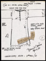 Cashin's illustrations of ready-to-wear designs for Russell Taylor, Second Fall 1981 collection. f04-03