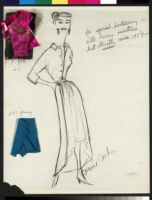 Cashin's illustrations of robe designs. b070_f06-10