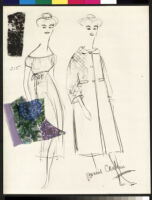 Cashin's illustrations of robe designs. b070_f06-13