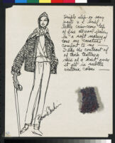 Cashin's ready-to-wear design illustrations for Russell Taylor, Cashin Country Knits division