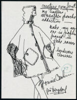 Cashin's illustrations of ready-to-wear designs for Russell Taylor, Fall 1981 collection. b050_f02-09