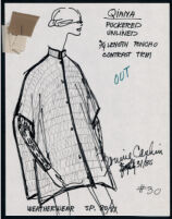 Cashin's illustrations of ready-to-wear designs for Russell Taylor, Spring 1980 - 1981 collection. b048_f05-16