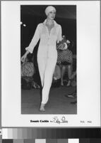 Invitation to and photographs of Cashin's fashion show for Evelyn Pearson