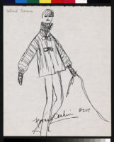 Cashin's illustrations of fur coat designs for R.R.G