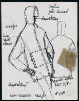 Cashin's illustrations of ready-to-wear designs for Russell Taylor, Fall 1981 collection. b050_f01-12