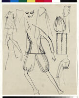 Cashin's rough illustrations of ready-to-wear designs for Sills and Co