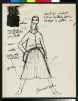 Cashin's ready-to-wear design illustrations for Sills and Co