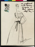 Cashin's illustrations of robe designs. b070_f05-39