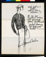 Cashin's ready-to-wear design illustrations for Russell Taylor, Cashin Country Knits division