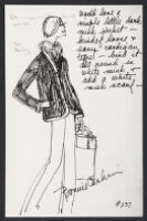 Cashin's illustrations of fur coat designs for H.B.A. Fur Corp. f05-13