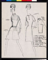 Cashin's illustrations of sweater designs for Ballantyne of Peebles