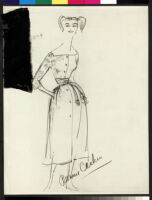 Cashin's illustrations of robe designs. b070_f06-26