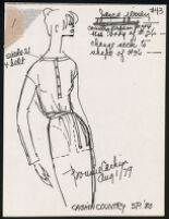 Cashin's illustrations of ready-to-wear designs for Russell Taylor, Spring 1980 collection. b055_f06-26