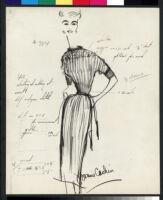 Cashin's illustrations of knit ensembles designed for Guttman Brothers. f07-14