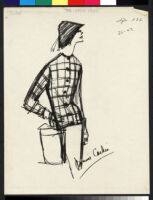 Cashin's illustrations of sweater designs for Forstmann wool. b074_f04-14