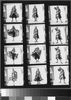 Contact sheets of Cashin's ready-to-wear designs for Sills and Co. Folder 1 of 2