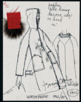 Cashin's illustrations of ready-to-wear designs for Russell Taylor, Fall 1980. b048_f03-09