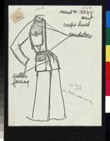 Cashin's ready-to-wear design illustrations for Sills and Co