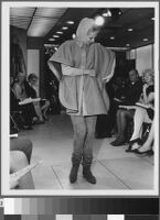 Black and white photographs of Cashin's fashion Show at Sills and Co. showroom